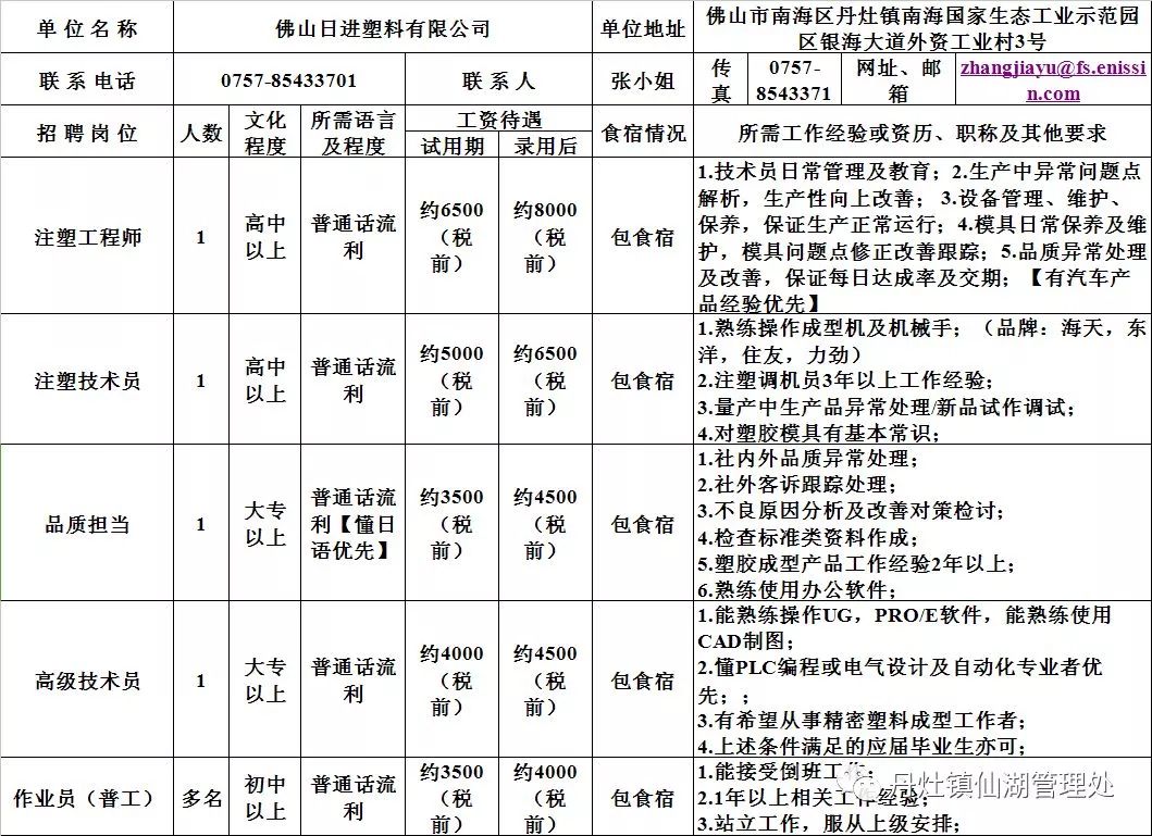 萧山瓜沥招聘信息速递